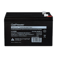 Аккумулятор свинцово-кислотный GoPower LA-12120 12V 12Ah T2/ F2 (1/4) 