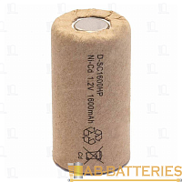 Аккумулятор ET D-SC1600HP 1600мАч, Ni-CD в картоне, с повышенной токоотдачей (1/25/400)