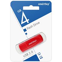 Флеш-накопитель Smartbuy Scout 4GB USB2.0 пластик красный