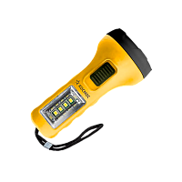 Фонарь универсальный Космос 119B 0.5W 1LED от батареек IP42 2 режима желтый (1/50/200)