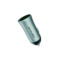 Автомобильное З/У GoPower GPC07U 2USB серый (1/200)