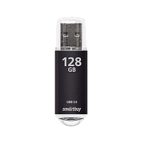 Флеш-накопитель Smartbuy V-Cut 128GB USB3.1 пластик черный 