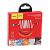 Кабель HOCO X21 Plus USB (m)-microUSB (m) 1.0м 2.4A силикон черный красный (1/28/168)
