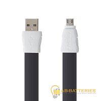 Кабель Remax RC-011m Full Speed 2 USB (m)-microUSB (m) 1м черный