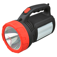 Фонарь туристический Спутник AFP929 5W LED от аккумулятора 2 режима черный красный