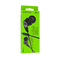 Наушники внутриканальные Borofone BM47 с микр. черный (1/72/288)