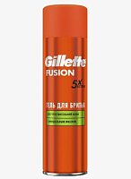 Гель для бритья Gillette FUSION для чувствительной кожи 200мл (1/6)