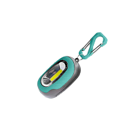 Фонарь брелок Космос 206B 1WCOBLED от батареек 3хААА IP53 3 режима черный/серый (1/30/120)