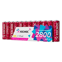 Аккумулятор бытовой Космос HR6 AA Shrink 12 NI-MH 2800mAh (12/60/600)