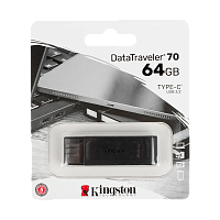 Флеш-накопитель Kingston DataTraveler 70 64GB USB3.0 пластик черный