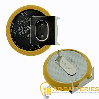 Батарейка ET CR2032-VC3 BL1 3-ножки, вертикальный монтаж, литиевый элемент, 3V (1/20)