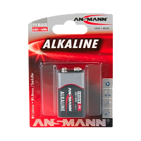 Батарейка Ansmann RED Крона 6LR61 BL1 Alkaline 9V 