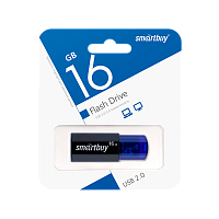 Флеш-накопитель Smartbuy Click 16GB USB2.0 пластик синий