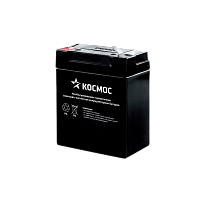 Аккумулятор свинцово-кислотный Космос 4V 0.9Ah (1/200)