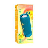 Портативная колонка Borofone BR19 bluetooth 5.1 microSD бирюзовый (1/50) 