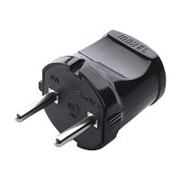 Вилка электрическая Makel черный 10051 (1/50)