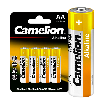Батарейка Camelion Normal LR6 AA BL4 Alkaline 1.5V (4/48/576) 