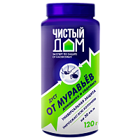 Средство Чистый дом Дуст от муравьев 120г (1/24)