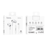 Наушники внутриканальные HOCO M101 Pro с микр. Type-C белый (1/126/756) 