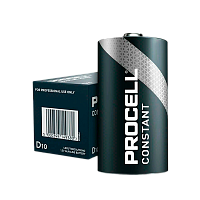 Батарейка Duracell Procell CONSTANT LR20 D БОКС10 Lithium 1.5V (10/50) 