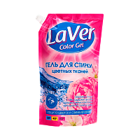 Гель для стирки цветного белья LaVer 1л дой-пак (1/6/90)