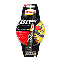 Супер-клей Момент 60 SEC. 20г универсальный BL1 (1/12/1296)