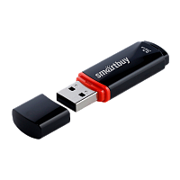Флеш-накопитель Smartbuy Crown 32GB USB2.0 пластик черный