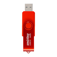 Флеш-накопитель Smartbuy Twist 64GB USB3.0 пластик красный 