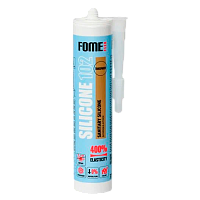 Герметик FOME FLEX Sanitary Silicon 102 310мл силиконовый прозрачный (1/12) 
