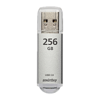 Флеш-накопитель Smartbuy V-Cut 256GB USB3.0 пластик серебряный