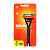 Бритва Gillette FUSION 5 лезвий 2 кассеты прорезиненная ручка ENG (1/6)