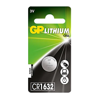 Батарейка GP CR1632 BL1 Lithium 3V (1/10/100/900) 