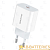 Сетевое З/У Borofone BA38A Plus Type-C 2.22A 20W QC3.0 белый (1/44/176)