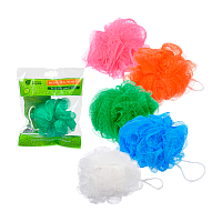 Мочалка для тела Банные штучки "Бант" 10см x 10см ассорти (1/30)