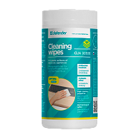 Влажные салфетки Defender CLN30300 Optima 100шт. для оргтехники туба (1/12)