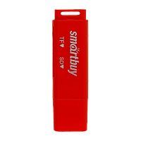Картридер Smartbuy 715 USB2.0 SD/microSD красный