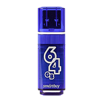 Флеш-накопитель Smartbuy Glossy 64GB USB3.0 пластик синий