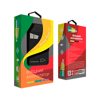 Внешний аккумулятор MORE CHOICE PB32-10 10000mAh 2.1A 2USB черный (1/10/100)