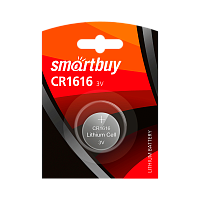 Батарейка Smartbuy CR1616 BL1 Lithium 3V (1/12/720) 