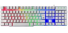 Клавиатура проводная Defender GK-147 NEROS игровая USB 1.8м белый (1/24) 