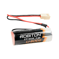 Элемент питания ROBITON ER18505-HU2 с коннектором PK1  LSC3600-18505-3.6V