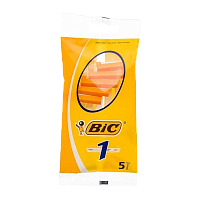 Бритва одноразовая BIC "БИК 1 Normal" 1 лезвие 5шт. (1/40)