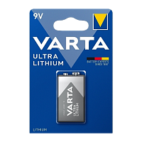 Батарейка Varta ULTRA Крона 6FR22 BL1 Lithium 9V (6122) (1/10/50)