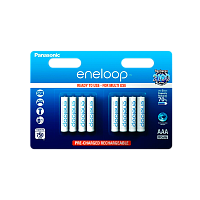 Аккумулятор предзаряженный RTU Panasonic HR03 AAA BL8 NI-MH eneloop 750mAh (8/80/320)