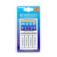 З/У для аккумуляторов Panasonic eneloop Smart-Quick Charger AA/AAA 4 слота +4AA 1900mAh (1/4)