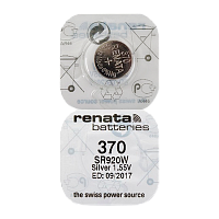Батарейка Renata 370 (SR920W) Silver Oxide 1.55V (1/10/100)