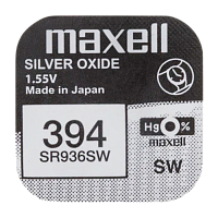 Батарейка Maxell 380/394 BL1 Silver Oxide 1.55V 0%Hg (1/10/100)