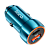 Автомобильное З/У HOCO Z46 USB 3.0A синий сапфир (1/12/120)