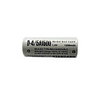 Аккумулятор ET D-4/5A1500 17.0*43.0, 1.2В, 1500мАч, Ni-CD (1/60/360)