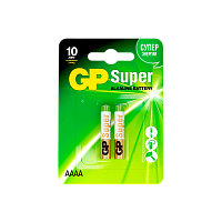 Батарейка GP Super AAAA/25A/LR61/LR8D425 BL2 Alkaline 1.5V (2/20/160) R 